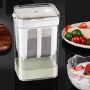 1 pieza de 1100 ml, filtro de acero inoxidable 304 para hacer yogur casero, malla ultrafina, ideal para hacer yogur griego casero, apto para uso en casa y restaurantes, no requiere batería, máquina para hacer yogur.