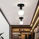 1 pieza de Luz de Techo Nórdica Moderna con Cabeza Plateada Negra, Base para Bombilla E27 Sin Bombilla, Adecuada para Cocina, Balcón, Pasillo y Otros Ambientes