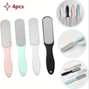 1/2/4 Piezas Lima de Pies Doble Cara Acero Inoxidable Herramienta Profesional para Pedicura con Removedor y Vaso Lavador, Diseño Antideslizante, Adecuado para Mujeres, Hombres, Todos
