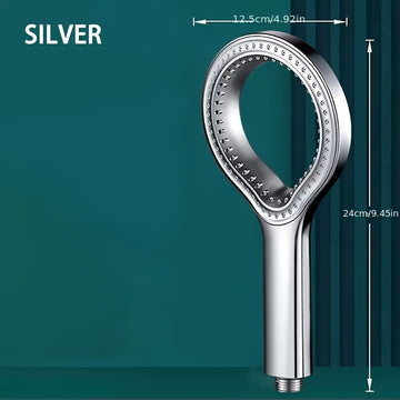 Cabezal de ducha portátil de alta presión, juegos de pulverización de ducha potente, spa para el hogar, ducha de lluvia para el baño, accesorios para el baño, 3 piezas