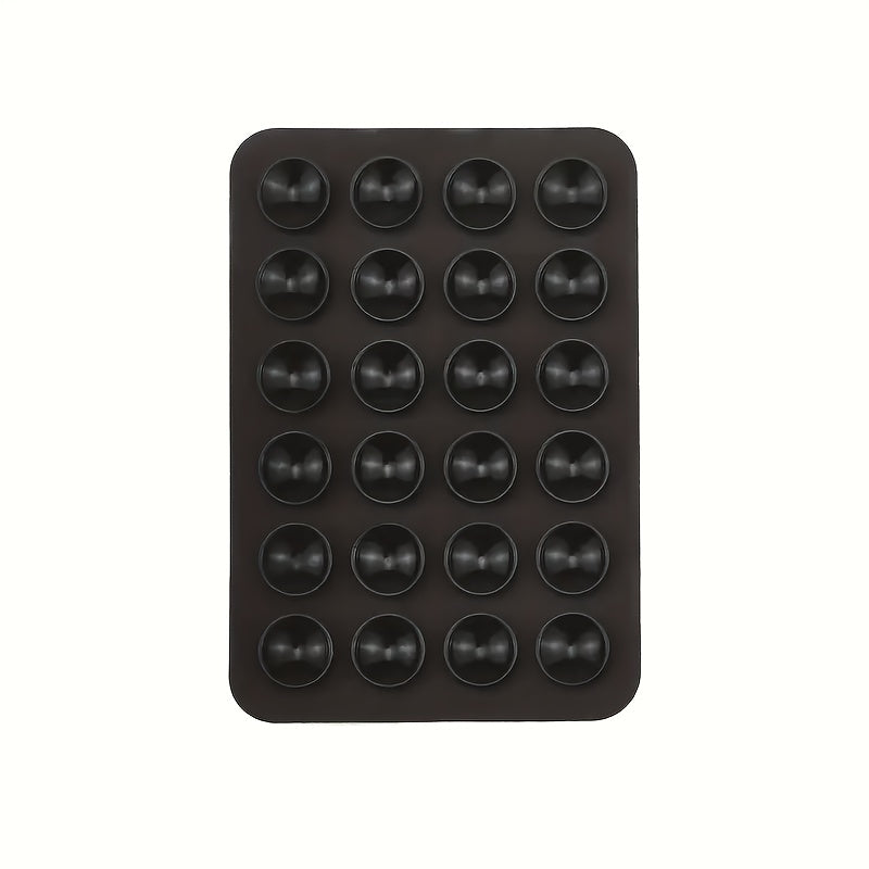 1pc Soporte para Teléfono con Ventosa de Silicona - Adhesivo Doble Cara con Mayor Succión, Parachoques Rosa Vibrante para Selfies/Vídeos Manos Libres, Compatible con Todos los Smartphones, Regalo Ideal, Agarre Divertido, Accesorio para Grabación de Vídeo