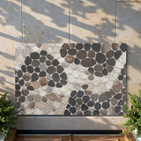 1 unidad de Alfombra de Entrada de Impresión de Patrón de Piedra Alfombra de Entrada Resistente al Desgaste Alfombra de Entrada para Pasillo de Entrada Pasillo Alfombra Antideslizante Decoración para el Hogar Decoración de Primavera Decoración de Otoño