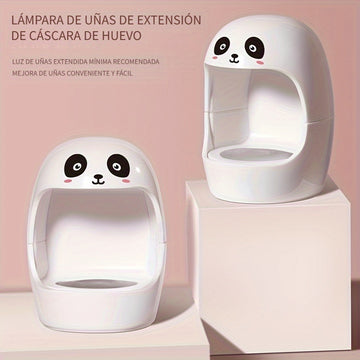 1pc Lámpara de Uñas Mini Q en Blanco, Secador de Uñas UV/LED, Secado Rápido de Gel de Uñas, para Arte de Uñas DIY en Casa