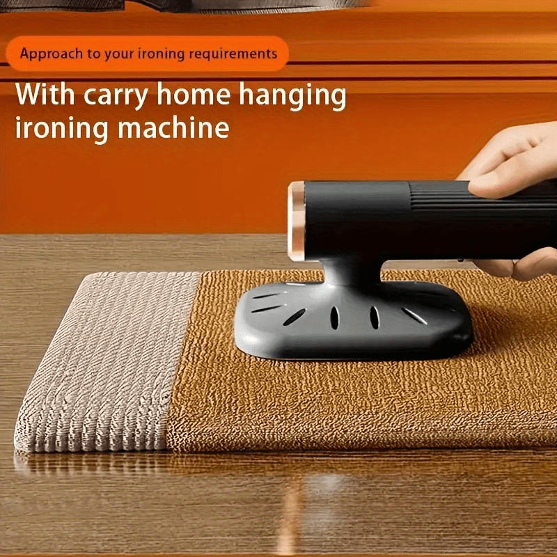 1 pieza de hierro portátil de mano - Hierro mini con alimentación USB para precalentamiento rápido, diseño compacto para viajes, ideal para el hogar, la oficina, la escuela y los viajes de negocios, planchado de oficina, hierro moderno, plástico duradero