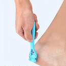 1pc EasyCare Raspador de pies de plástico para eliminar la piel muerta y los callos, Planificador manual de la suela del talón para pedicura, Herramienta de belleza para el cuidado personal sin perfume no eléctrico, No se requiere adaptador