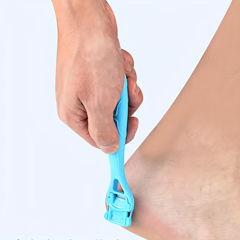 1pc EasyCare Raspador de pies de plástico para eliminar la piel muerta y los callos, Planificador manual de la suela del talón para pedicura, Herramienta de belleza para el cuidado personal sin perfume no eléctrico, No se requiere adaptador