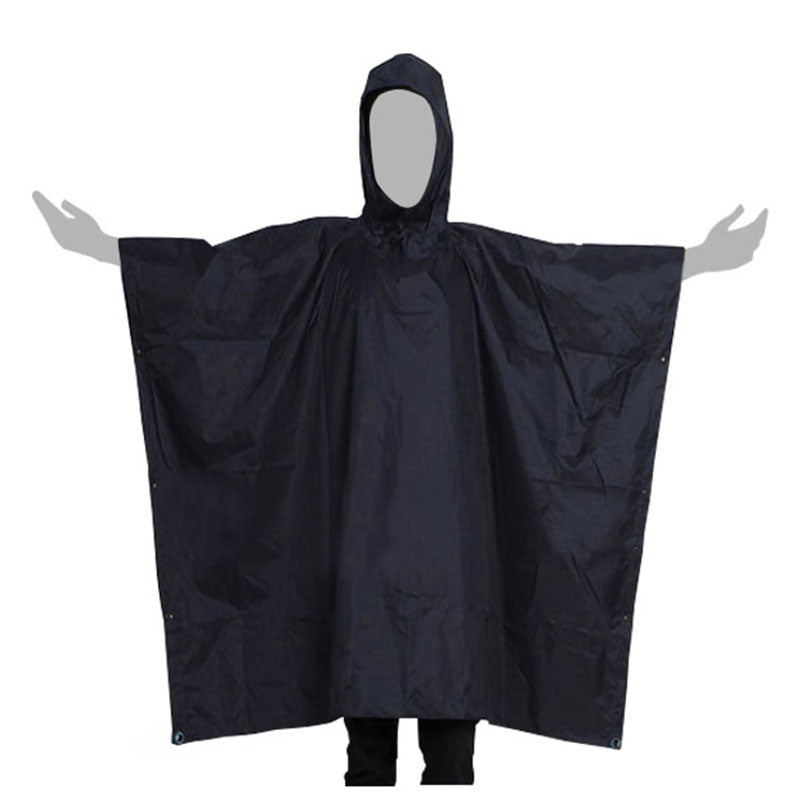 Impermeable Capucha Capa Poncho Adultos Protección Lluvia MJ075