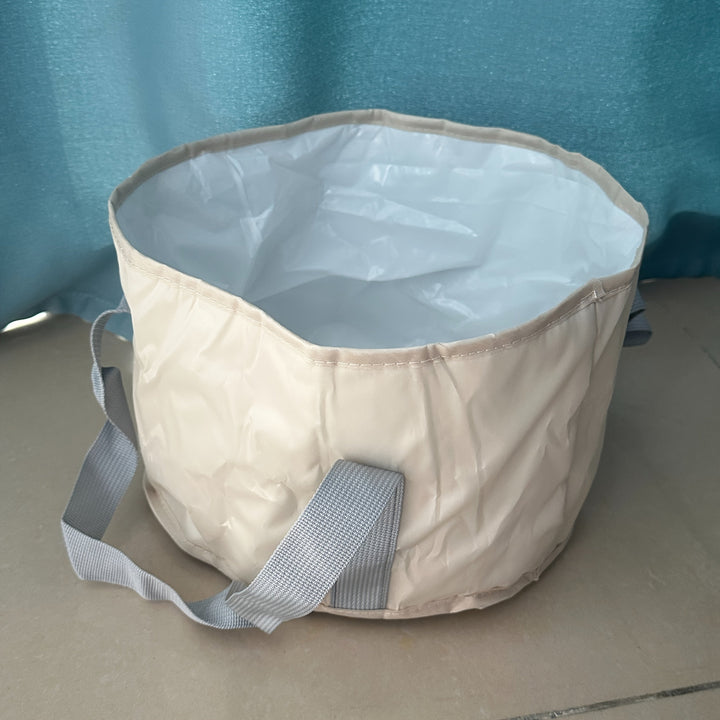 1pc Cubo de Remojo para Pies Portátil y Sin Cables - Bañera Profunda Multifuncional con Aislamiento de Aluminio, Aislamiento Térmico y Diseño Inodoro, Relajación de los Pies - Experiencia de Hidroterapia