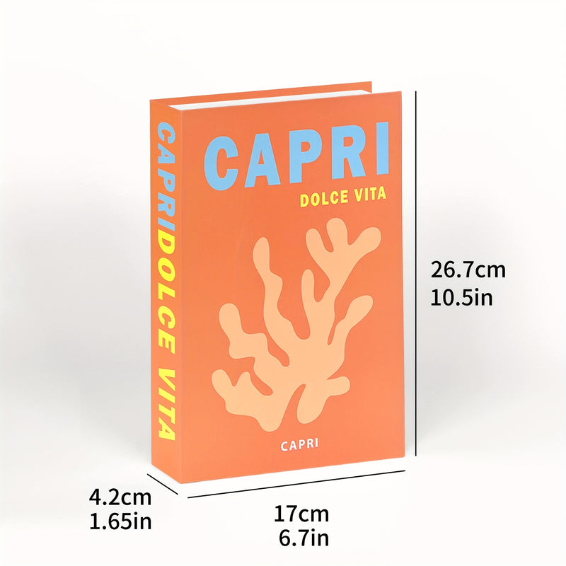 Conjunto de 3 piezas de decoración navideña para el hogar para crear una atmósfera, accesorios para fotos, decoración de mesa de bar o cafetería, caja de decoración, libro falso de color para vestir y simulación de libro
