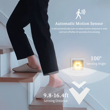 Lámpara nocturna moderna a cuadros AliXLED con sensor de movimiento, luz cálida/blanca, acabado pulido independiente, temática espacial para decoración de dormitorio y pasillo, control remoto, no requiere baterías, luces LED para sala de estar