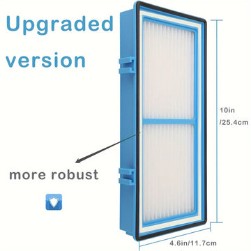 Kit de Filtro de Aire Compatible con Holmes AER1 de 14 piezas - Incluye 4 Filtros HEPA H13 y 8 Pre-filtros de Carbón Activado, Captura el 99.97% de las Partículas, con Diseño de Marco Azul para un Mejor Flujo de Aire - Compatible con HAPF30AT, HAP242, BA