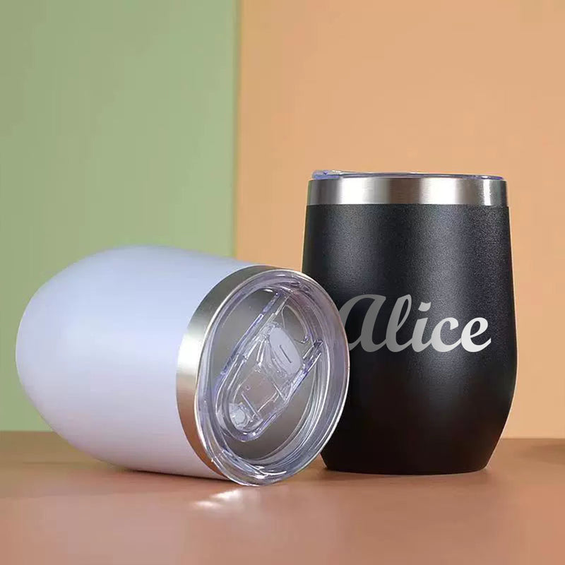 1 pza. taza personalizada de 12 oz, taza térmica, taza con monograma, taza grande grabada de 12 oz