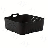 22.5cm Línea de Aire Reutilizable de Silicona para Freidora - Antiadherente, Bandeja de Hornear Fácil de Limpiar con Agujeros de Ventilación para Horno y Freidora, Perfecta para Cocinar Pollo y Papas Fritas, Línea de Freidora con Ventilación | Bandeja de