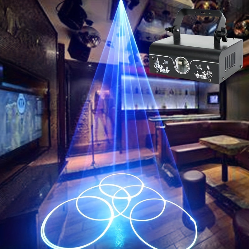 1 Pieza, Luces Láser Animadas, De Segunda Generación, Para Dj, Para Escenarios Y Fiestas, Ilusión 3D Y Colores Rgb, Con Control De Sonido Dmx512 Y Control Remoto, Para Toda Ocasión