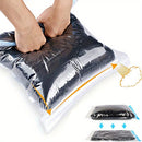 1 Set De 10 Piezas, Bolsas De Compresión Para Viajes, Accesorios De Viaje, Bolsas De Ahorro De Espacio, No Se Necesita Vacío Ni Bomba, Bolsas De Almacenamiento Al Vacío Para Artículos Esenciales De Viaje, Organizadores De Embalaje Para Viajes Y El Hogar