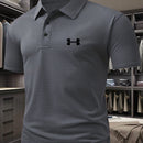Camiseta cómoda para hombre con estampado doble C reverso, transpirable, casual