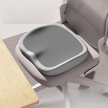 Cojín de silla de oficina ergonómico de espuma de memoria de 10 horas - Soporte ajustable para cadera y cintura, comodidad portátil para el hogar, el coche y el uso en la oficina - Solo se limpia a seco - Gris/Verde/Amarillo/Negro, cojín de silla de ofic