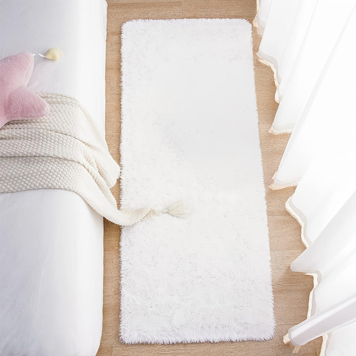 Alfombra Interior Suave de Peluche con Teñido Anudado de 1 Pieza, Alfombra de Lujo Moderna, Antideslizante y Lavable, Adecuada para Sala de Estar y Dormitorio, Decoración del Hogar, Alfombra Regional