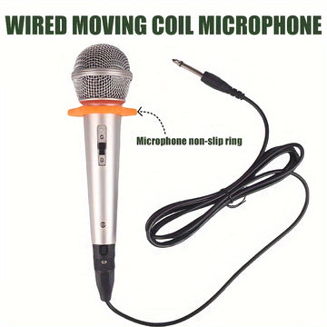 Varios tipos de micrófonos para cantar, amplificar el sonido y actuaciones, adecuados para diferentes ocasiones y entornos.