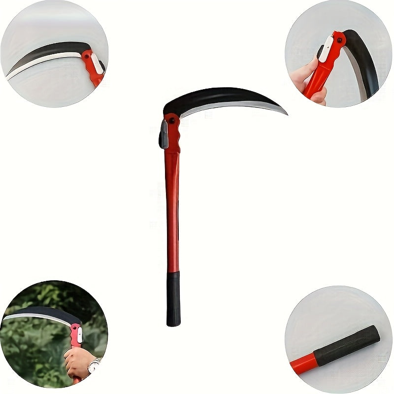 1 Pares de Tijeras Plegables de Acero de Carbono Duraderas, Herramienta de Poda Portátil para Jardín con Asidero Cómodo y Bloqueo de Seguridad, Adecuado para el Cuidado de Césped y Jardín - Sin Batería, Herramientas de Mantenimiento de Jardín | Diseño Pl