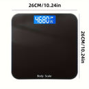 Báscula De Baño Digital De 1 Pieza, Báscula De Peso Corporal, 181,44 Kg, Ultradelgada, Más Precisa Para Gimnasio, Estudio De Yoga Con Pantalla Retroiluminada Grande, Báscula De Peso Para El Hogar, Esencial Para El Hogar