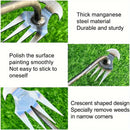 Herramienta de rastrillado ergonómica con mango largo y 4 velocidades ajustables - Construcción duradera de hierro, asidero antideslizante para el mantenimiento eficiente del jardín - Herramienta manual para eliminar malezas que ahorra tiempo y esfuerzo,