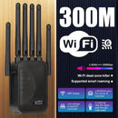 Repetidor de señal de Wi-Fi, mejorador de red doméstica, proporciona cobertura estable en toda la casa, soporta 2.4Ghz, soporta sistema WIFI6, enchufa y juega, sistema de 6 antenas, fácil de expandir wifi, adecuado para oficinas y cafeterías.