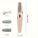 Elección Popular: Removedor de Pies Eléctrico Recargable USB - Set de Pedicura Automático y Multifuncional, Ideal para Fiestas como Navidad, Halloween, Día de San Valentín, etc., Adecuado para Pies y Manos, Piedra Pómez Eléctrica para Pies Suaves