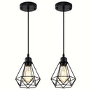 2 Piezas de Lámpara de Techo Estilo Rústico Moderno para Pasillo, Dormitorio, Lavandería y Otros Ambientes - Base E26/E27, Bombilla No Incluida (85V-265V)