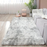 1pc Alfombra de Área Suave y Esponjosa en Forma de Rectángulo, Alfombra de Habitación Plush, Alfombra de Piso Gruesa Antideslizante, Tamaño Sala de Estar, Hecha a Máquina con Fibra de Poliéster, Pila Baja, Lavable, Uso Interior