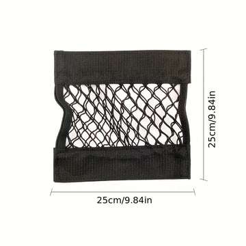 Red De Cuerda Elástica Para Asiento De Maletero De Malla Trasera De Coche, Bolsillo De Bolsa De Almacenamiento Universal, Organizador Automático De Jaula, Bolsa De Almacenamiento Para Respaldo De Asiento