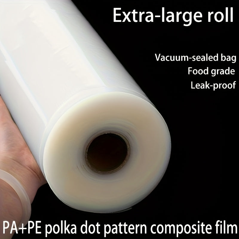 La bolsa al vacío de 20 cm de ancho disponible en cuatro longitudes, mantiene la frescura de los alimentos y es ideal para congelación, cocina lenta a baja temperatura. Compatible con todas las máquinas de vacío