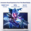 Portátil 16GB RAM DDR4 y SSD SATA-PCIE de 1TB, Intel N95 hasta 2.4 GHz, Pantalla IPS FHD de 15.6", Teclado con Retroiluminación