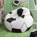 [Sofá Reclinable Impermeable de Fútbol] Sofá Reclinable de Fútbol Individual Impermeable de PVC - Sofá Inflable Perezoso - Silla Plegable Portátil para Descanso al Aire Libre con Kit de Reparación
