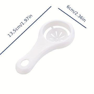 Herramienta separadora de huevo de plástico, separación fácil de yema y clara de huevo, gadget de cocina para hornear y cocinar