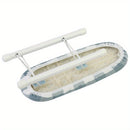 1 pieza de tabla de planchar ligera - Portátil, plegable, resistente al calor, cubierta de escritorio que ahorra espacio para planchar ropa, estilos de cuadros y flores, ideal para uso en casa y viajes, accesorio de planchado para viajes | Tabla de planc