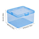 Caja de almacenamiento versátil con tapa abatible para joyas, cosméticos y más - Organizador a prueba de polvo con tapa, diseño contemporáneo, plástico, contenedores para organización del hogar