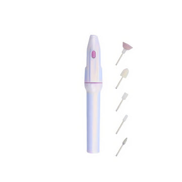 Set Profesional de Lima y Taladro de Uñas Eléctrico 5-en-1 - Kit de Manicura y Pedicura con Batería para Uñas Lisas y Brillantes, Amoladora, Cuidado, Herramientas de Arte de Uñas