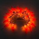 1 pieza de luces de cuerda de chile rojo, luces colgantes festivas LED de 59,06 pulgadas con 10 bombillas o 1118,11 pulgadas con 20 bombillas, luces de cuerda de forma vegetal adecuadas para cocina, mesa y sala de estar (baterías no incluidas)