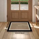 1 alfombra para puerta, estilo europeo, resistente al desgaste y fricción, antideslizante, para entrada, pasillo o corredor