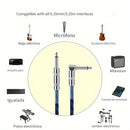 Cable De Guitarra De 10 Pies TS De 1/4 De Pulgada - Cable De Instrumento De Calidad Premium Para Guitarras Eléctricas Y Bajo - Conectores Rectos/angulados - Rendimiento De Audio Profesional