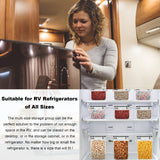 Juego de 5/9 recipientes herméticos para almacenar alimentos, sin BPA, organizadores de cocina y despensa para cereal, comida seca, harina y azúcar, ideal para el hogar