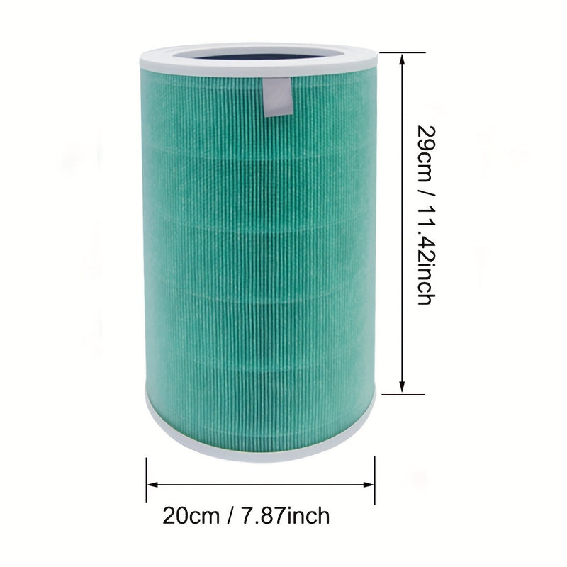 Filtros de repuesto para purificador de aire HEPA con chip RFID compatibles con los modelos de purificador de aire Xiaomi Mi 1, Pro, 2C, 2H, 3, 3C, 3H - Material de plástico y polipropileno, filtración de carbón activo