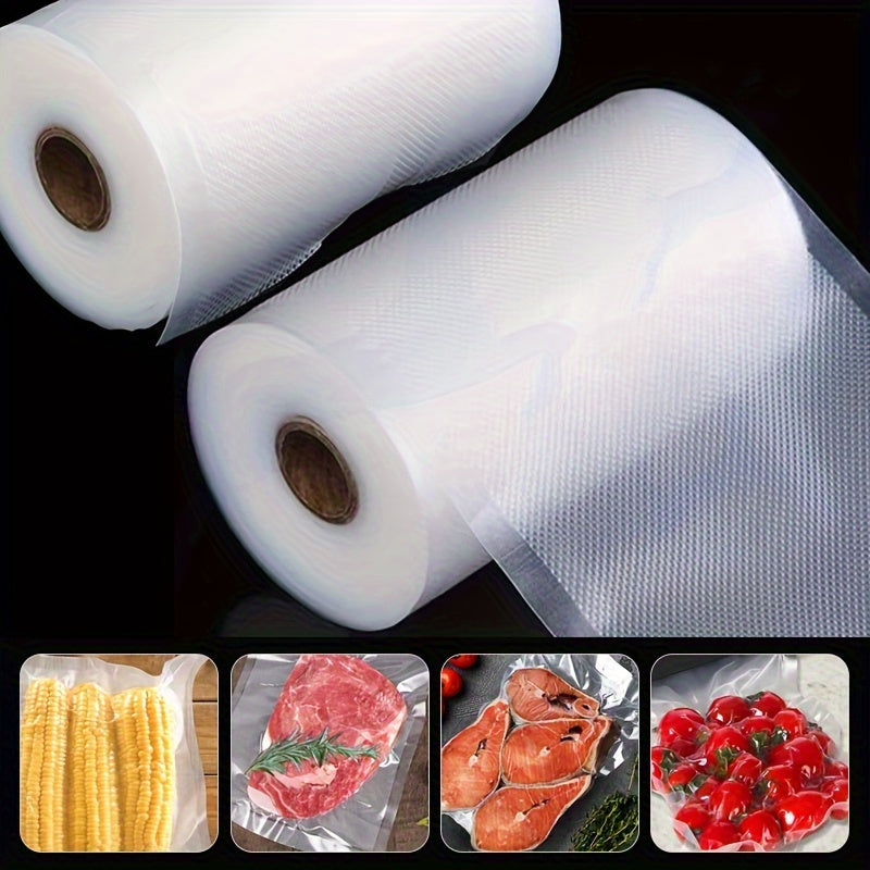 Bolsas para Sellador al Vacío | Rollos de Múltiples Tamaños (12/15/20/25cm x 300 cm) | Material Duradero PE+PA | Transparentes, Resistentes al Desgarro y Seguras para Alimentos | Ideales para Sous Vide y Almacenamiento en Cocina Doméstica | Conservan la