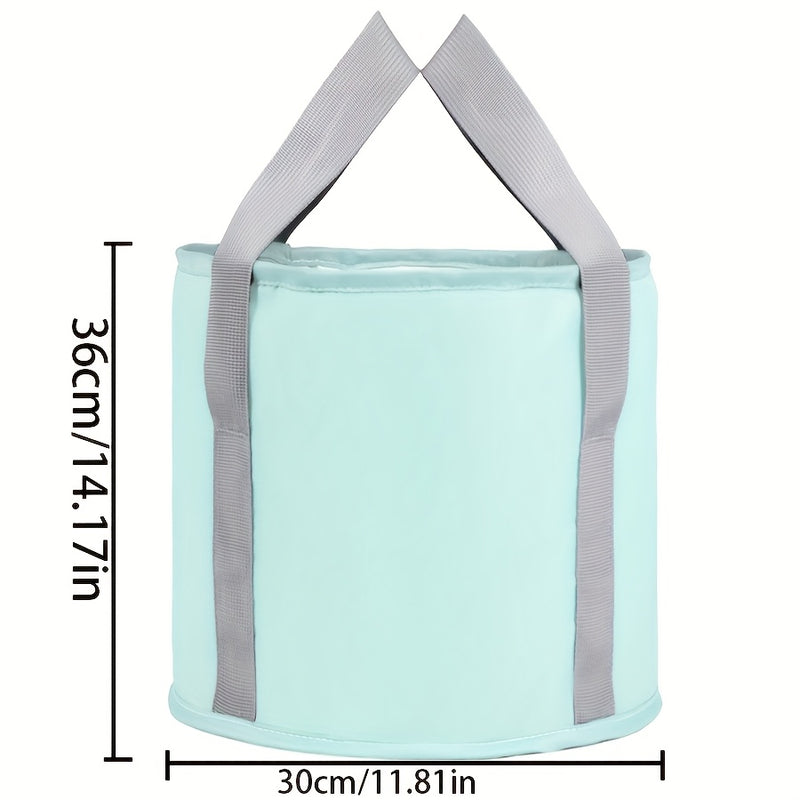 [Actualización de aislamiento y antideslizante] Bañera de pies plegable portátil con aislamiento de capas múltiples (manija ergonómica + diseño sin energía) para viajes, camping, terapia de pies en casa y herramienta para dormitorios y pesca.