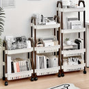 Carrito de Almacenamiento de Plástico Versátil - Impermeable, Organizador Multinivel para Libros, Snacks y Más - Perfecto para el Hogar, la Oficina o el Dormitorio
