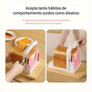 1pieza Estilo Japonés Rebanadora de Pan Manual - Cortadora de Bagel de Plástico, Molde de Rebanado de Tostada Sin Carga, No Requiere Batería, Gadgets de Cocina para Pan y Bagels Rebanados