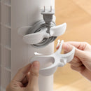 10pcs Clips Organizadores de Cables para Electrodomésticos de Cocina - Gestión de Cables Segura y Ordenada para Freidoras de Aire, Máquinas de Café, Batidors - Soportes de Cables de Plástico Ajustables en Negro y Blanco, Diseño Montado en la Pared para u