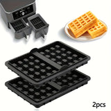 1/2 piezas de Forros para Freidora de Aire de Silicona - Antiadherentes y Reutilizables, Moldes para Hornear y Gofres para Ninja AF300EU, AF400EU, AF451EU, AF500DE, Ideales para Snacks y Postres Perfectamente Cocinados, Superficie Antiadherente, Accesori
