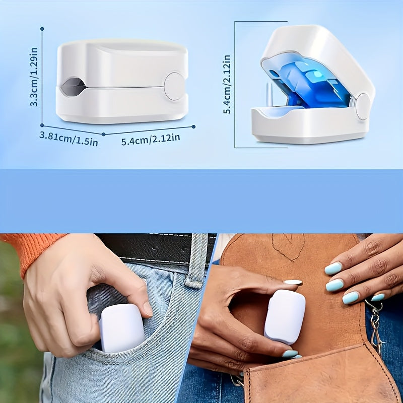 Lámpara de uñas LED - Secador de uñas portátil con carga USB, batería de litio, diseño de plástico sin olor y baja tensión - Ideal para la relajación, regalo perfecto para Pascua, Día de la Madre, Acción de Gracias, Navidad, suministros de arte de uñas